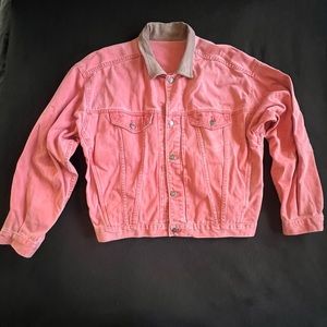 Gap Vintage 90’s Men’s Red Denim Jean Jacket EXTREMELY RARE! HTF!